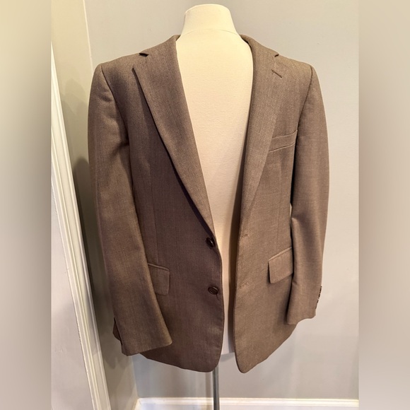 Vintage Botany 500 Mens Cartier Collection Brown Blazer Suit Jacket Sport Coat - Picture 3 of 16